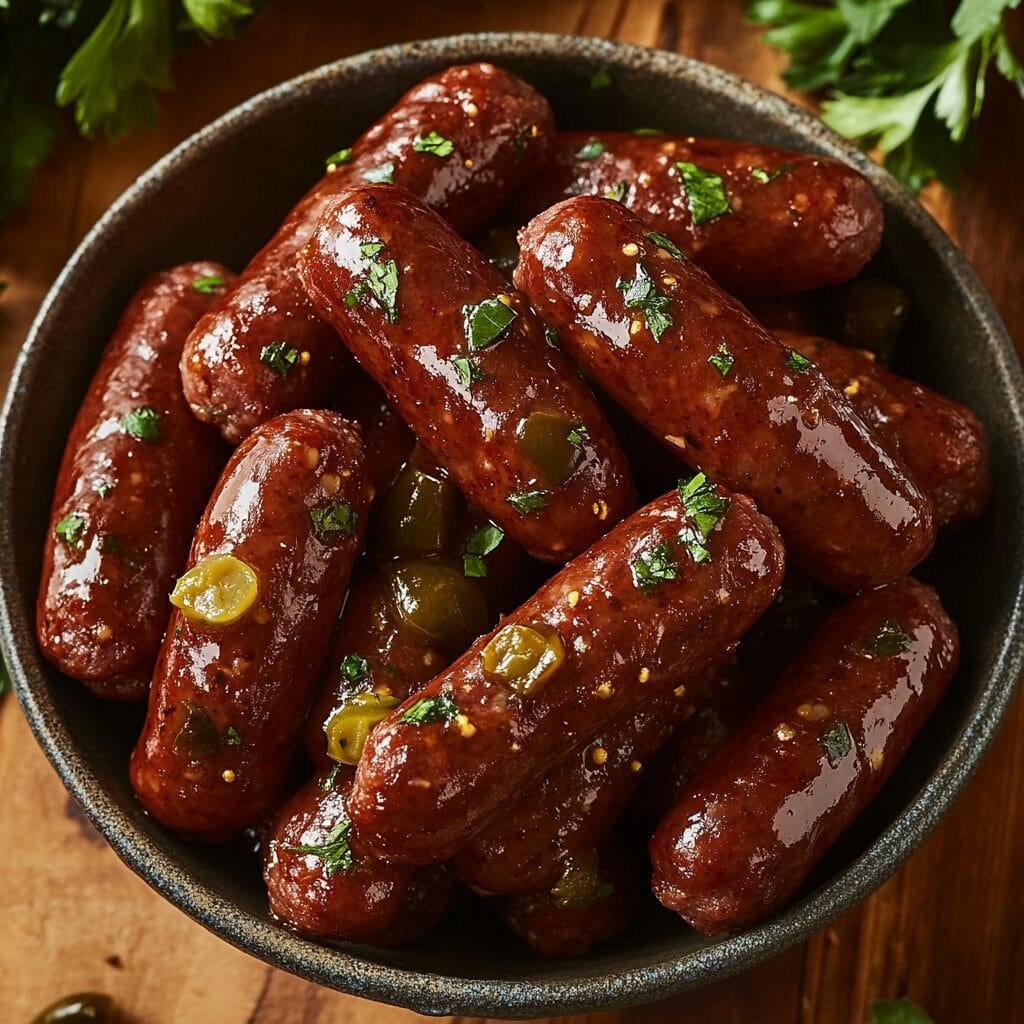 pickled sausage