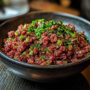 beef tartare