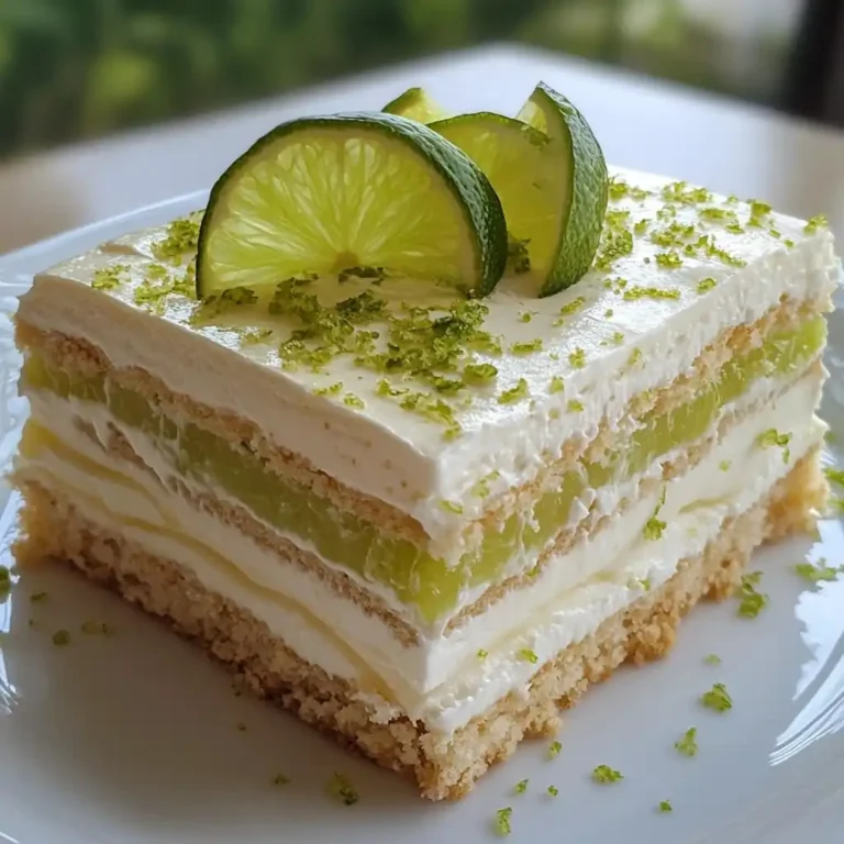 Key Lime Icebox Cake: The Ultimate Guide to a Refreshing No-Bake Dessert Key Lime Icebox Cake with fresh lime slices
